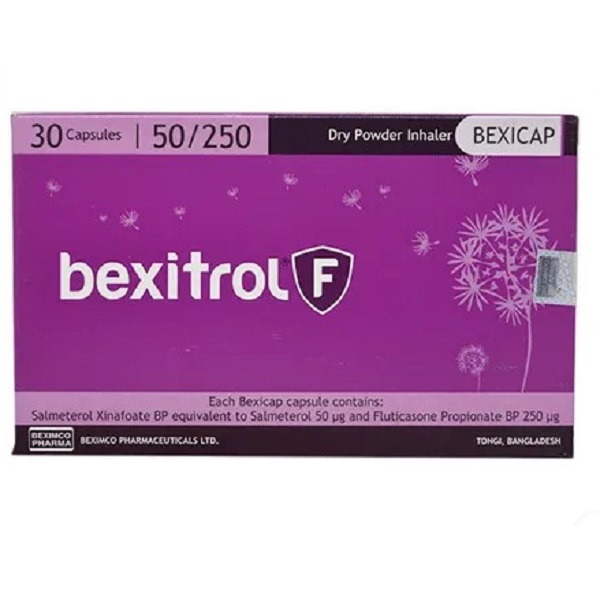 Bexitrol F 50/250 Bexicap Capsule-10's Strip