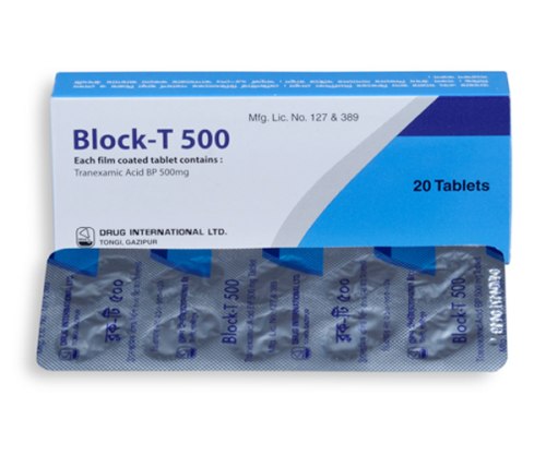 Block-T 500 mg Tablet-20's Pack