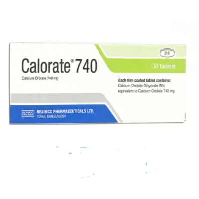 Calorate 740 mg Tablet-10's Strip