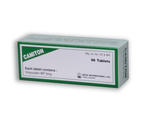 Camiton 5 mg Tablet-14's Strip