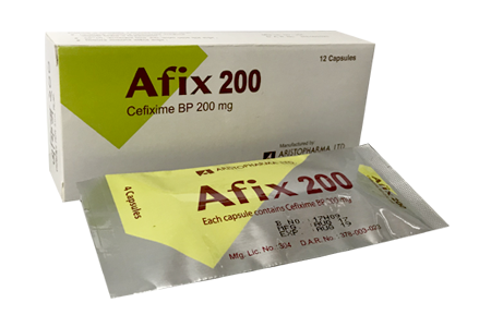 Afix 200 mg Capsule-3's Strip