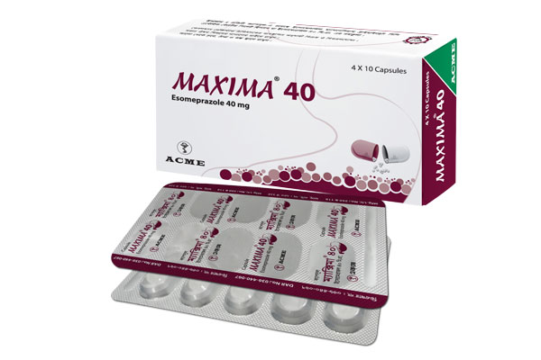 Maxima 40 mg Capsule-10's strip