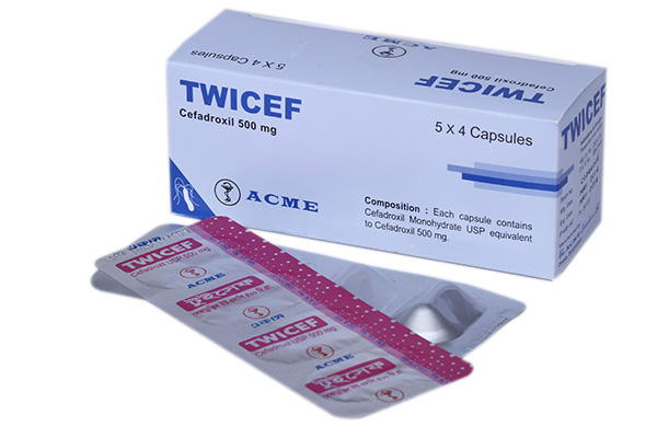 Twicef 500 mg Capsule-4's Strip