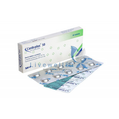 CardoPlus 50 mg Tablet-10's Strip