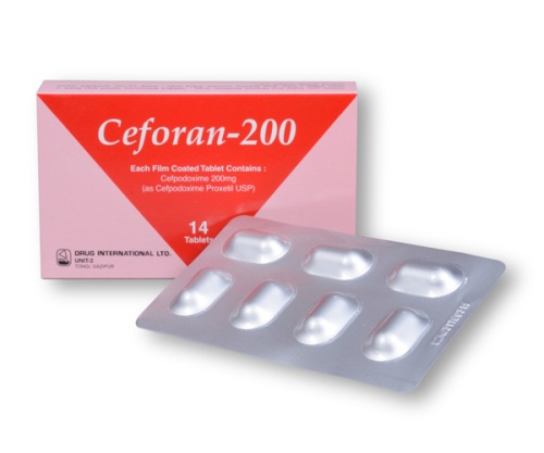 Ceforan 200 mg Tablet-14's Pack