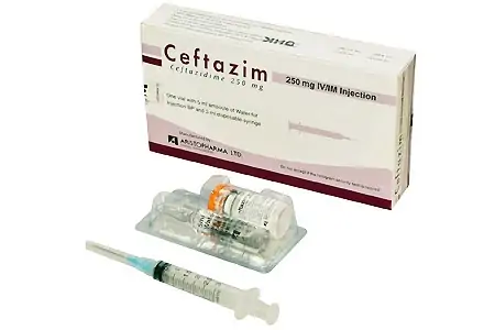 Ceftazim 250 mg IM/IV Injection