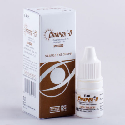 Cinarex D Eye Drops-5 ml