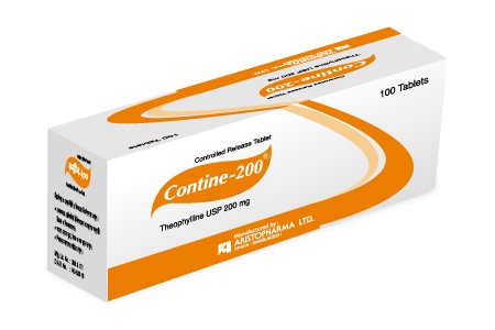 Contine 200 mg Tablet-10's Strip