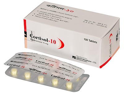 Cortisol 10 mg Tablet-10's Strip