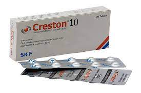 Creston 10 mg Tablet-10's Strip