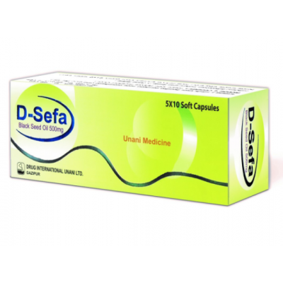 D-Sefa 500 mg Capsule-10's Strip