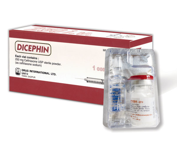 Dicephin 250 mg/vial-IV Injection