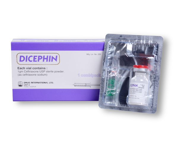 Dicephin 1 gm/vial-IM Injection