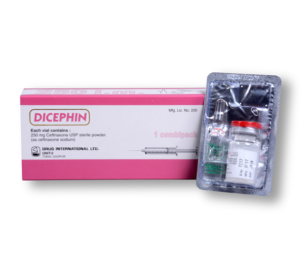 Dicephin 250 mg/vial-IM Injection