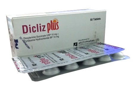 Dicliz Plus 10 mg Tablet-10's Strip