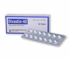 Divastin 40 mg Tablet-14's Strip