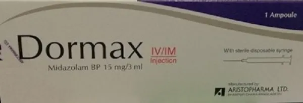 Dormax 15 mg/3 ml IM/IV Injection