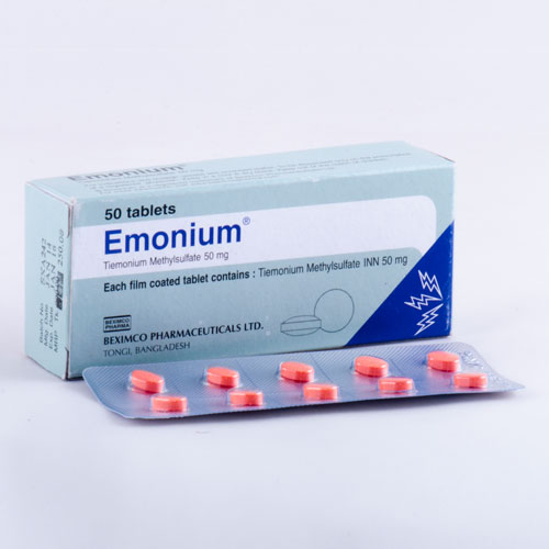 Emonium 50 mg Tablet-60's Pack