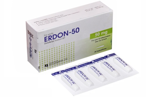 Erdon 50 mg Suppository-20's Pack