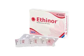 Ethinor 5 mg Tablet-15's Strip