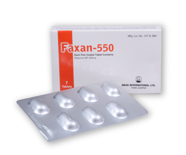 Fexan 550 mg Tablet-7's Pack