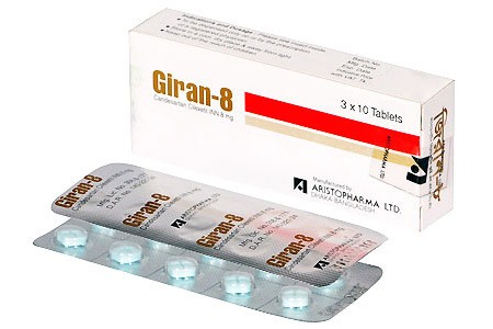 Giran 8 mg Tablet-10's Strip