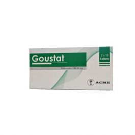 Goustat 40 mg Tablet-10's strip