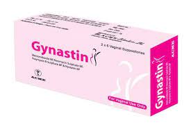 Gynastin Vaginal Suppository-12's pack