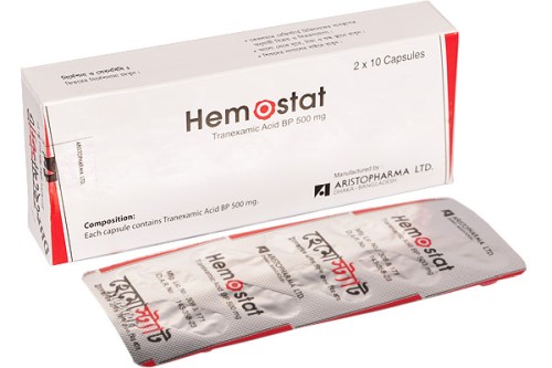 Hemostat 500 mg Capsule-10's Strip
