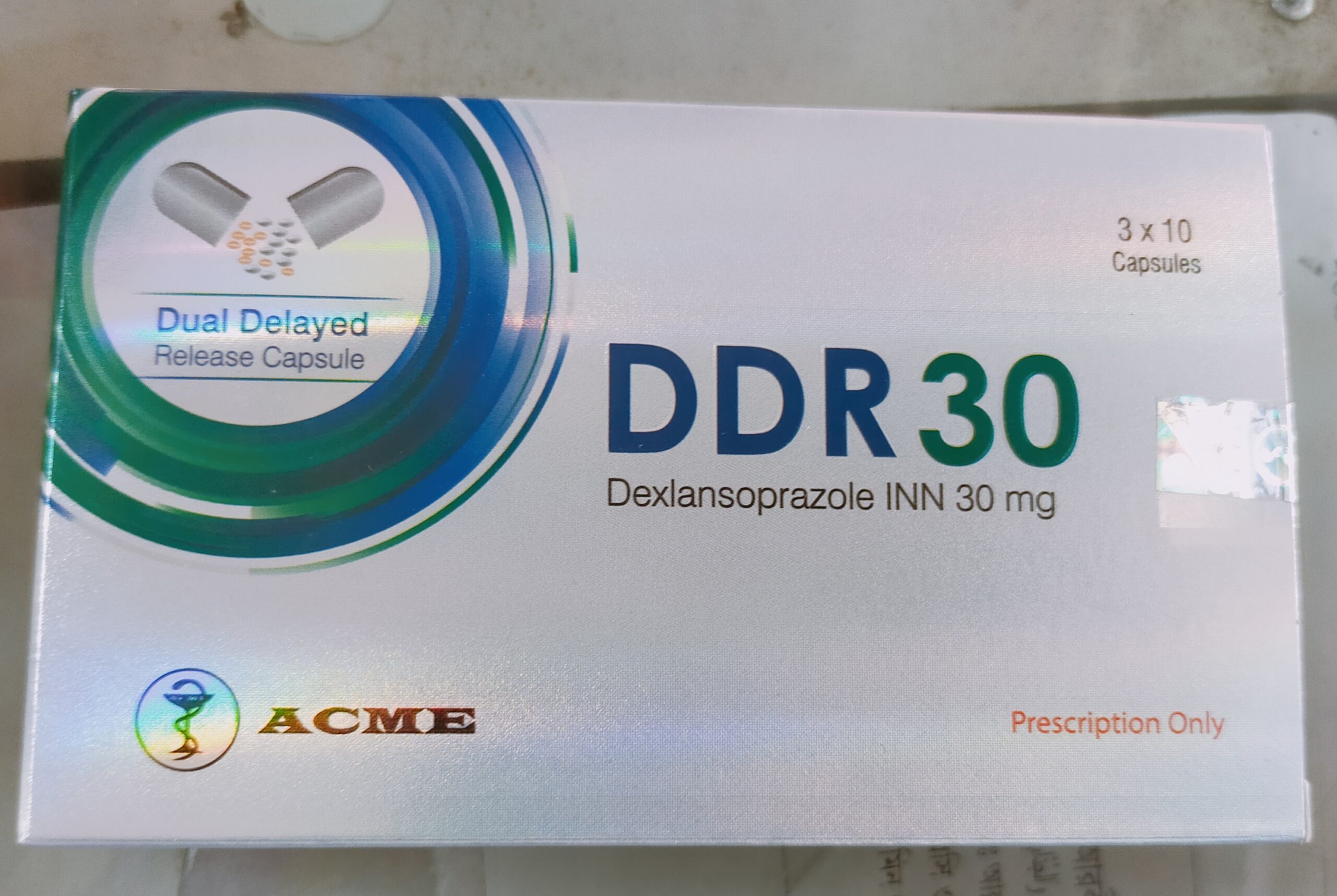 DDR 30 mg Capsule-10's Strip