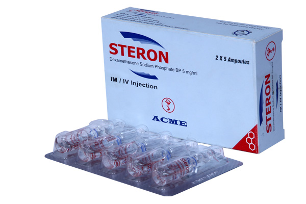 Steron 5 mg/ml IM/IV Injection-10's pack