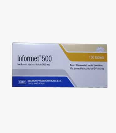 Informet 500 mg Tablet-10's Strip