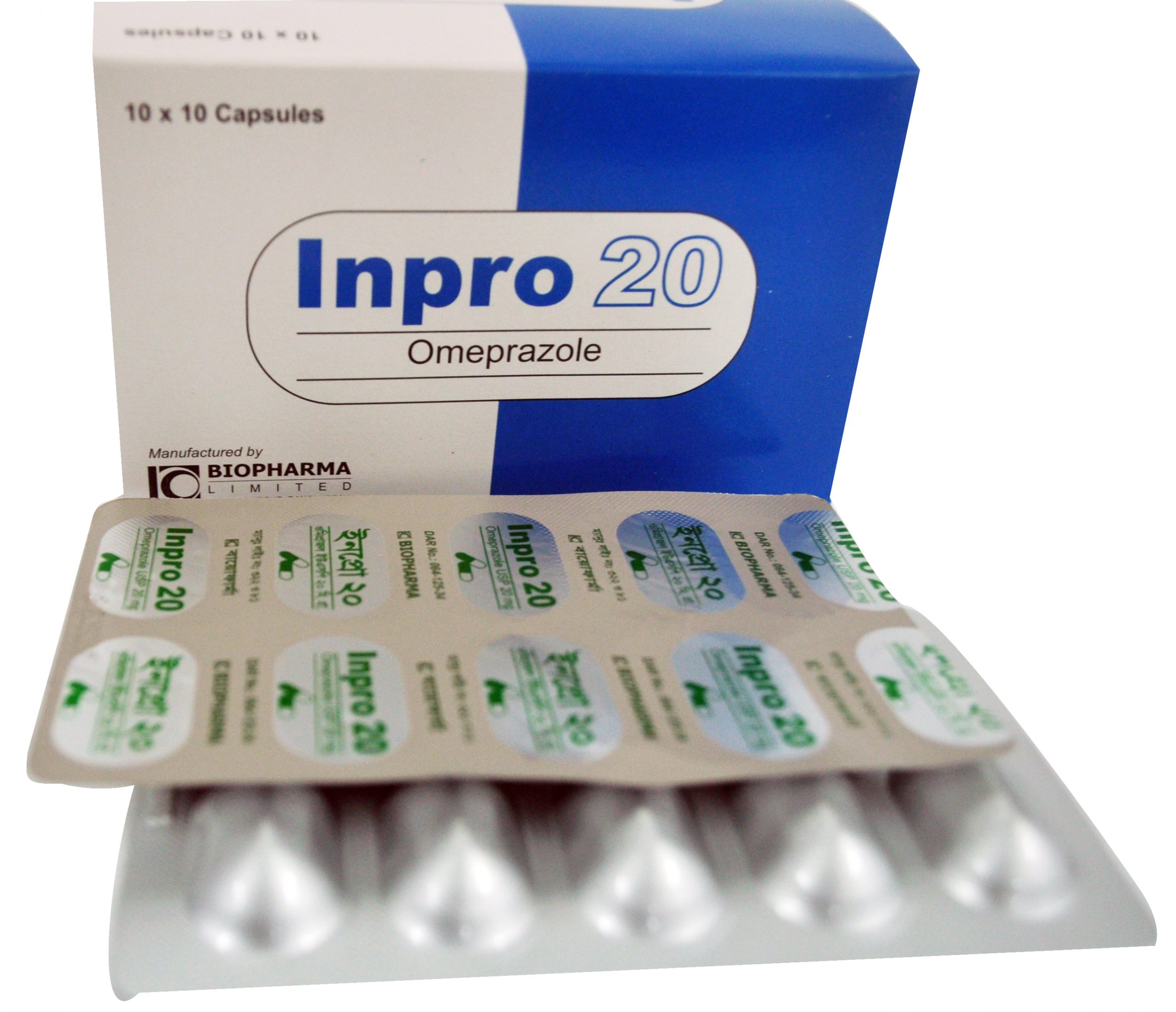 Inpro 20 mg Capsule-10's Strip