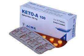 Keto-A 100 mg Tablet-50's Pack