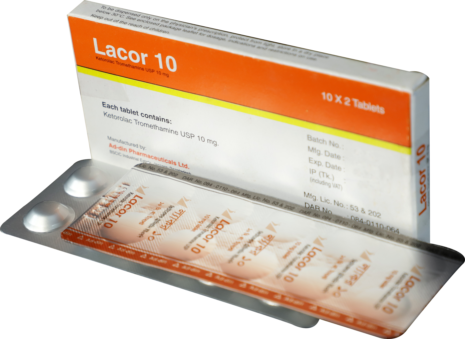 Lacor 10 mg Tablet-20's Pack