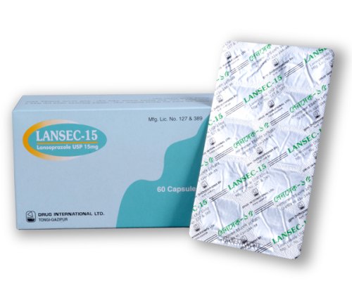 Lansec 15 mg Capsule-60's Pack