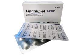 Linaglip-M 500 mg Tablet-10's Strip