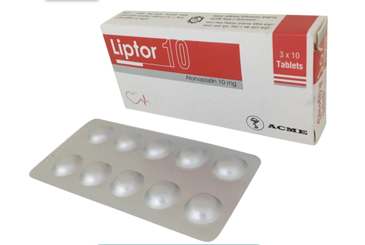 Liptor 10 mg Tablet-10's strip