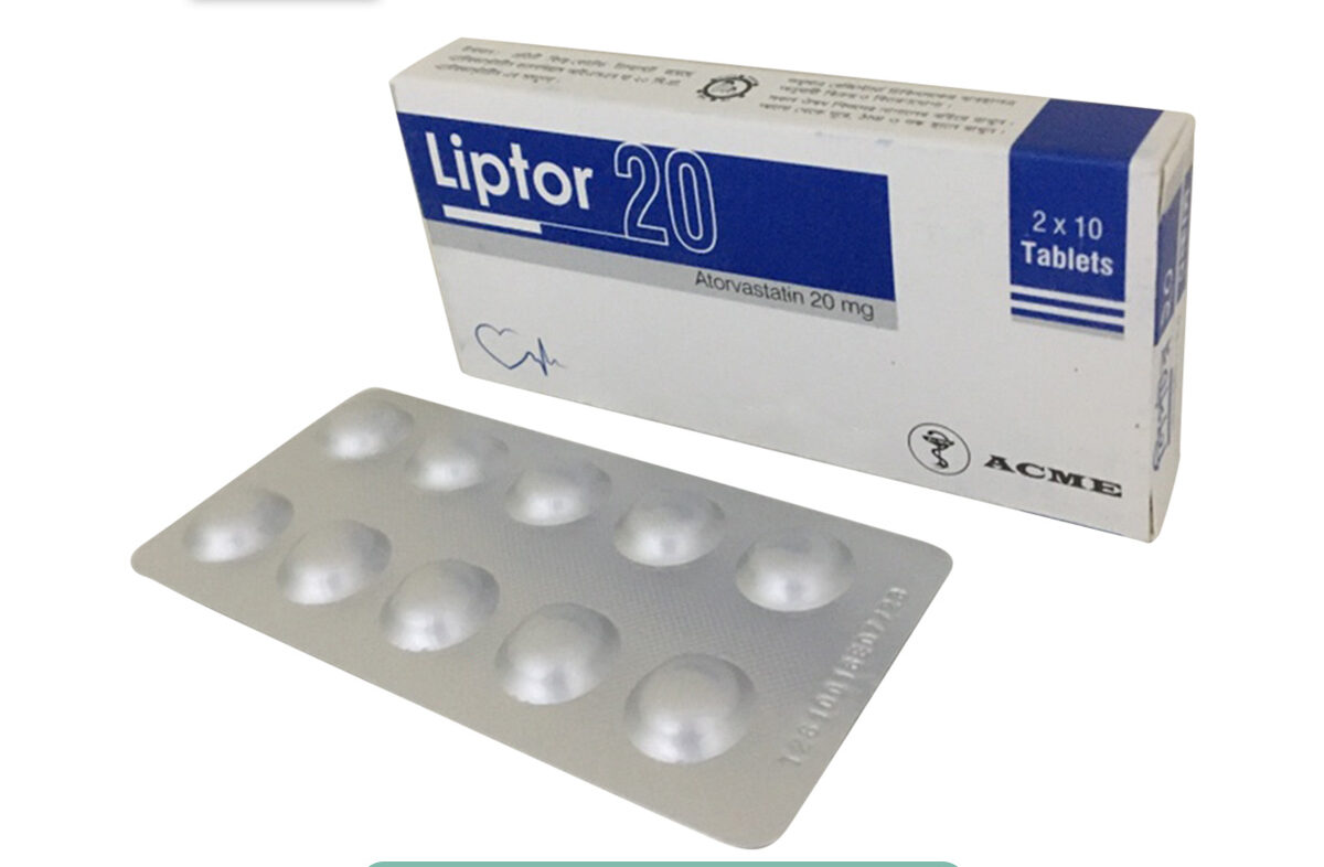 Liptor 20 mg Tablet-10's strip