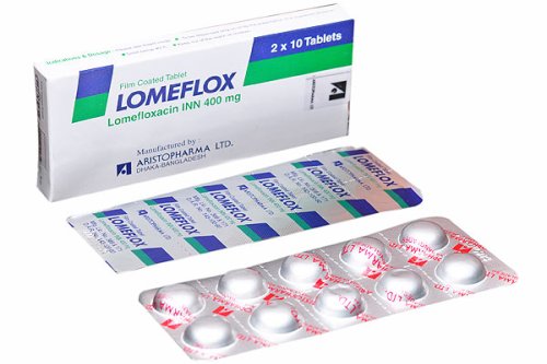 Lomeflox 400 mg Tablet-20's Pack