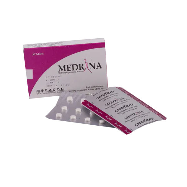 Medrina 5 mg Tablet-30's Pack