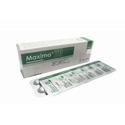 Maxima 20 mg Tablet-14's strip