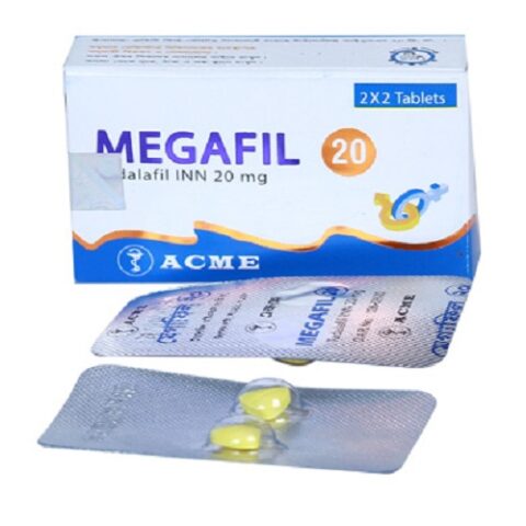 Megafil 20 mg Tablet-4's pack