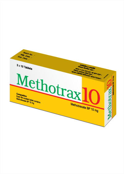 Methotrax 10 mg Tablet-10's Strip