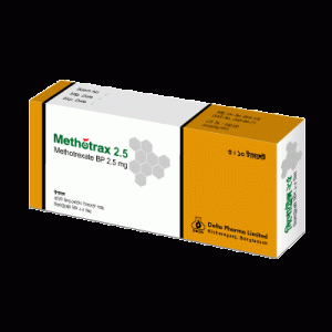 Methotrax 2.5 mg Tablet-10's Strip