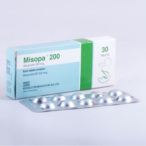 Misopa 200 mcg Tablet-30's Pack