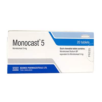 Monocast 5 mg Tablet-30's Pack