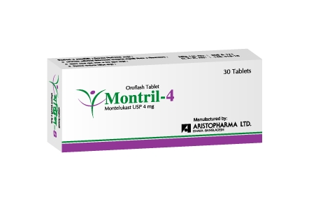 Montril 4 mg Tablet-10's Strip