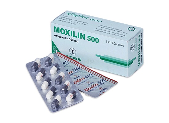 Moxilin 500 mg Capsule-10's strip