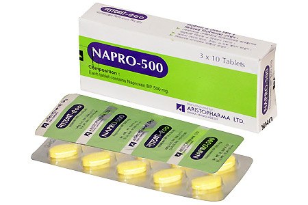 Napro 500 mg Tablet-10's strip